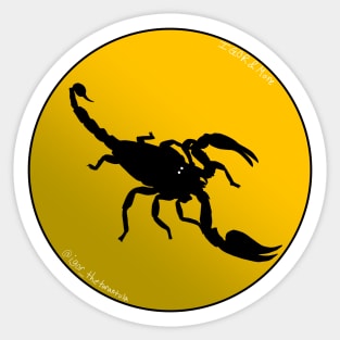 Scorpion Yellow Gradient Sticker
